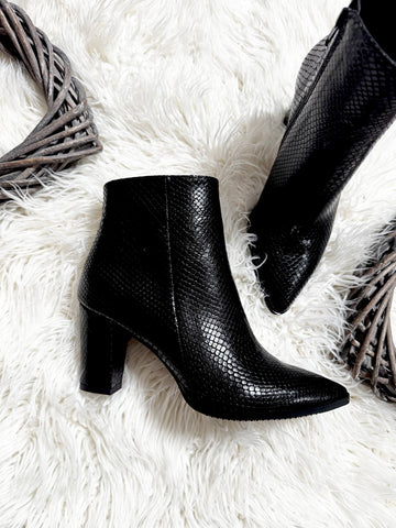 Botine Life and Love Negru Sarpe