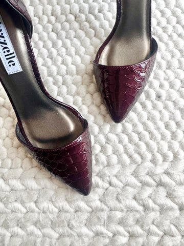 Pantofi Spring is Here Grena Croco