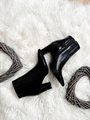 Botine Life and Love Negru Sarpe