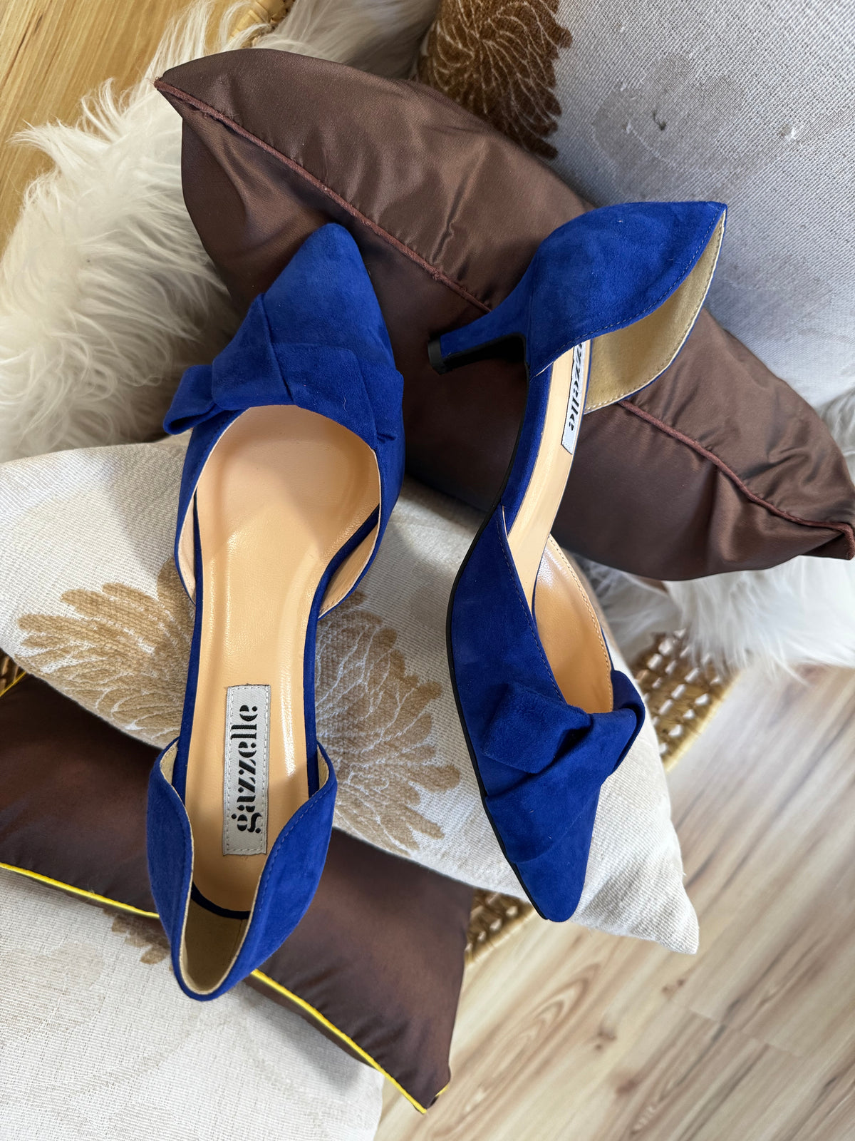 Pantofi Smile and Love Albastru Royal