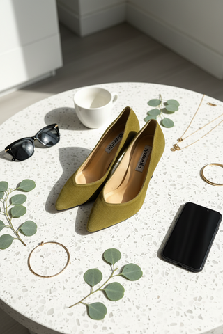 Pantofi Don't Play with Me Verde Oliv