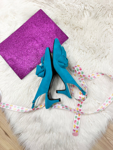 Pantofi Every Princess has a Dream Turcoaz