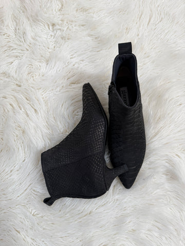 Botine Simple Sarpe Negru (piele editie limitata)