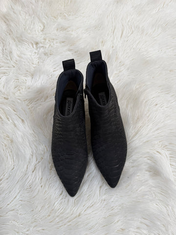 Botine Simple Sarpe Negru (piele editie limitata)