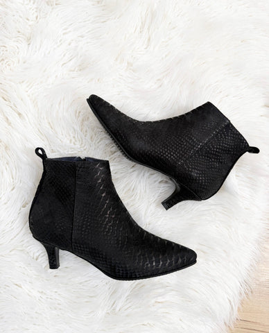 Botine Simple Sarpe Negru (piele editie limitata)