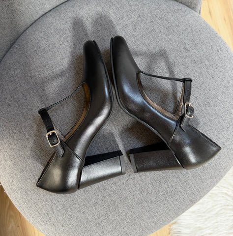 NEW Pantofi Look at Me Nude Negru