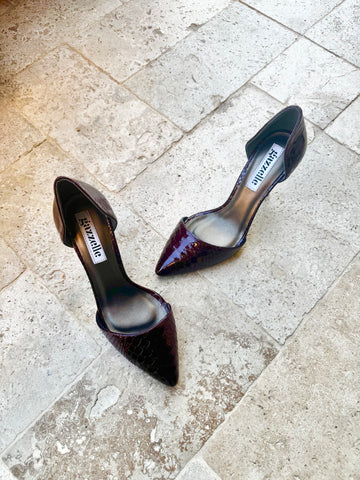 Pantofi Spring is Here Grena Croco