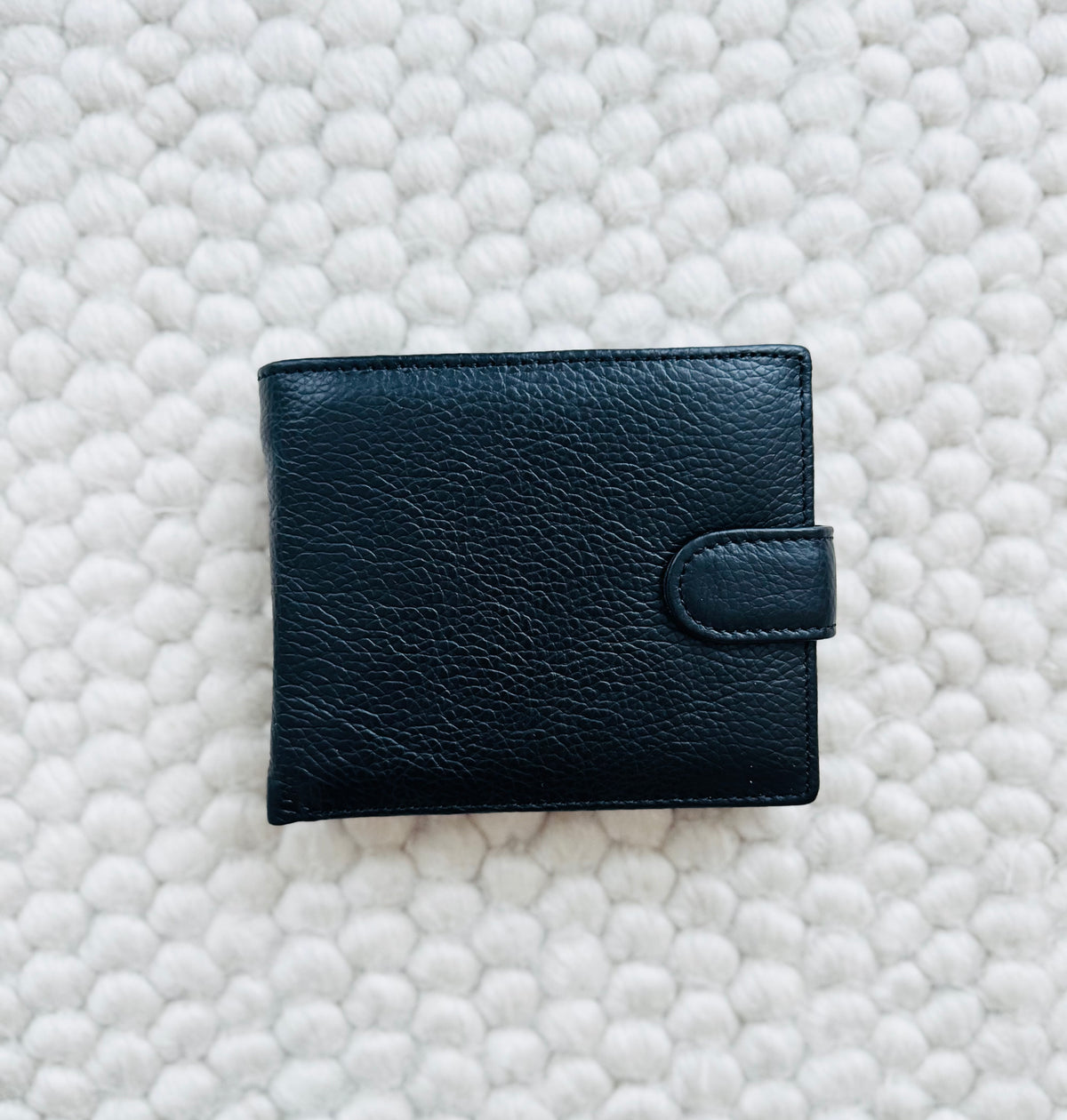 NEW Portofel barbatesc piele naturala negru