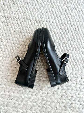Pantofi casual Mary Jane Slim Negru