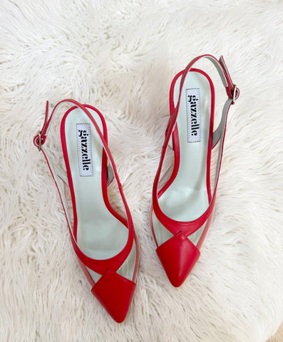 NEW Pantofi Moon and Back Rosu