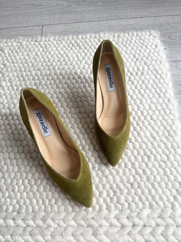 Pantofi Don't Play with Me Verde Oliv