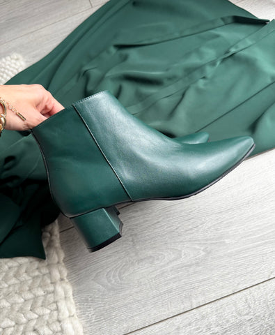 Botine Simple Verde