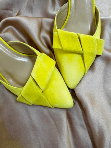 Pantofi Smile and Love Galben