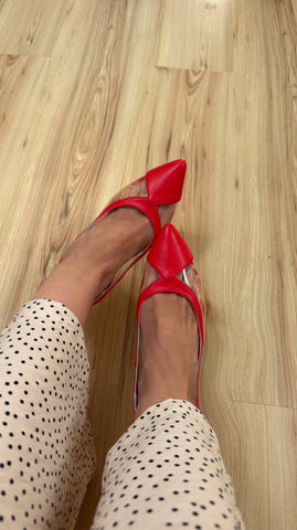 NEW Pantofi Moon and Back Rosu
