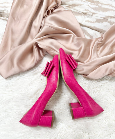 Pantofi With The Bow Roz Intens
