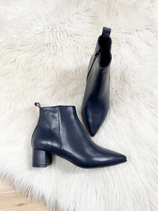 Botine Simple Bleumarin 2