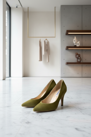 Pantofi Don't Play with Me Verde Oliv