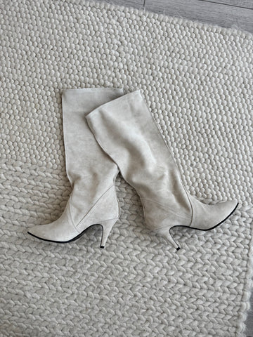 Cizme Walk Like a Model Crem