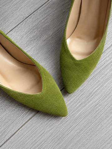 Pantofi Don't Play with Me Verde Oliv