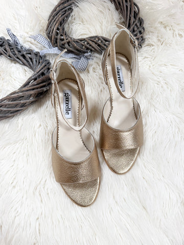NEW Sandale Glow Auriu Bej