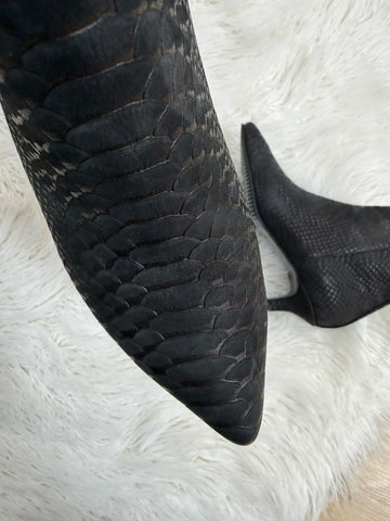 Botine Simple Sarpe Negru (piele editie limitata)