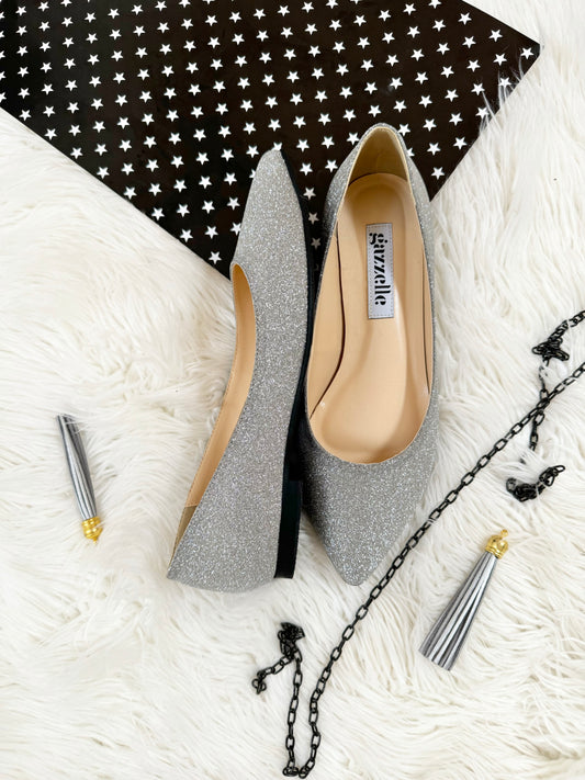 Balerini The Proposal Argintiu Glitter