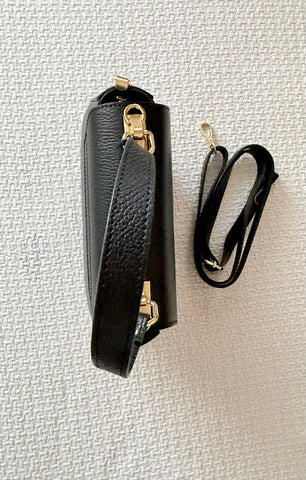 NEW Geanta eleganta din piele naturala Neagra Precious