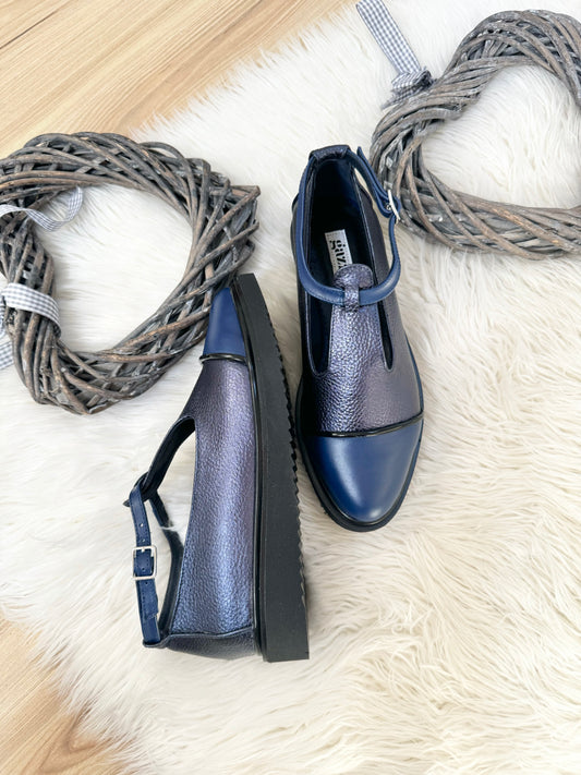 Pantofi casual Cool and Comfy Bleumarin Sidefat