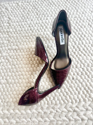 Pantofi Spring is Here Grena Croco