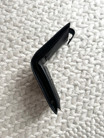 NEW Portofel barbatesc piele naturala negru