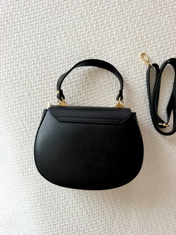 NEW Geanta eleganta din piele naturala Neagra Precious