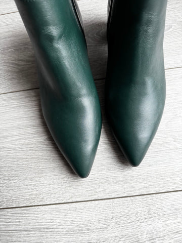 Botine Simple Verde