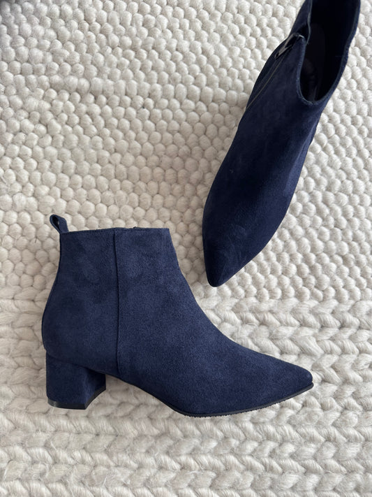 Botine Simple Bleumarin