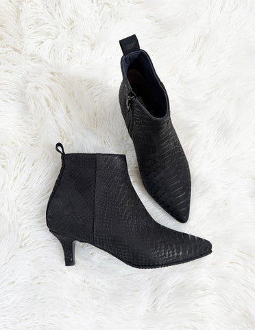 Botine Simple Sarpe Negru (piele editie limitata)