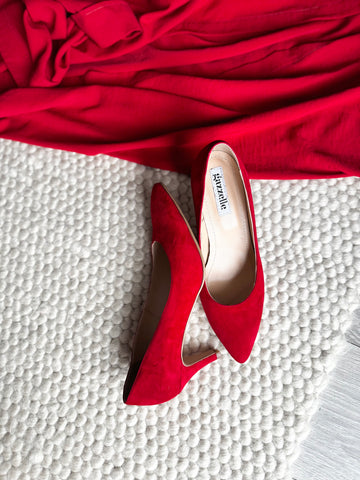 Pantofi Still Here Rosu