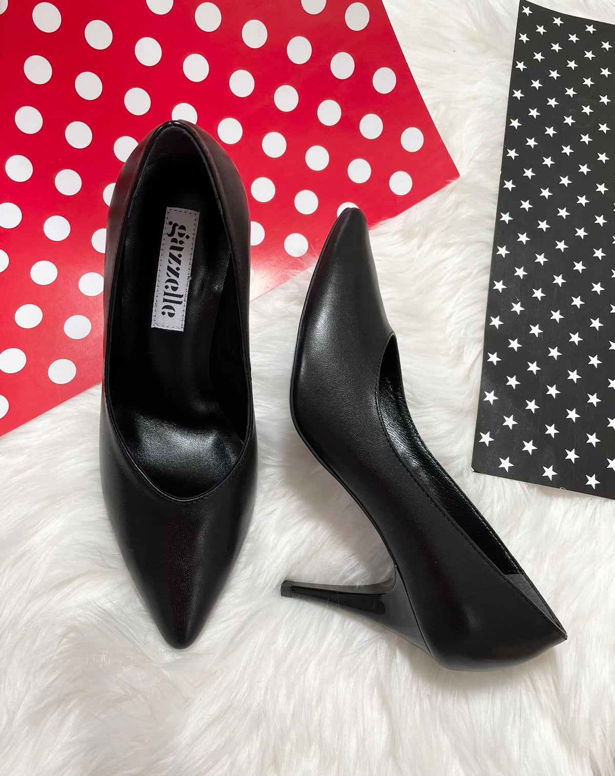 Pantofi, negru, toc de 8 cm, marimea 37