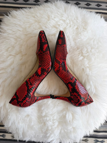 NEW Pantofi Still Here Rosu Sarpe
