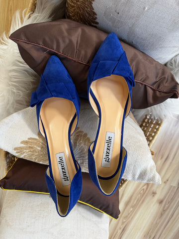 Pantofi Smile and Love Albastru Royal