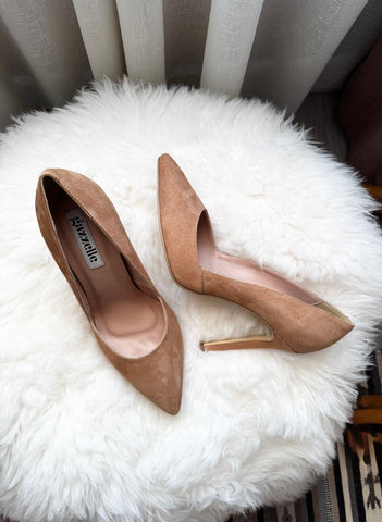 Pantofi Too High Camel