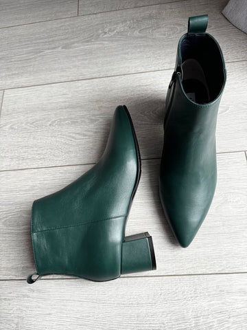 Botine Simple Verde