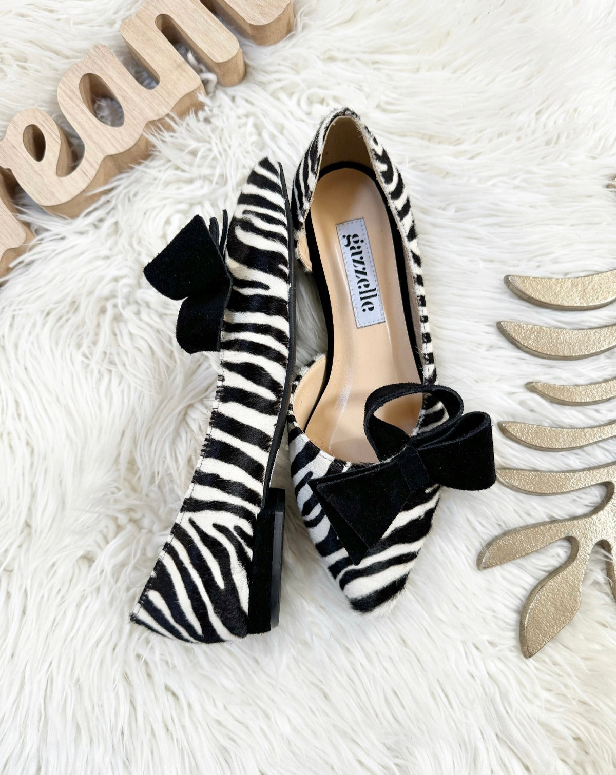 Balerini, zebra, marimea 36
