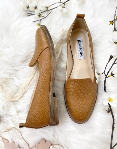 Mocasini, camel, marimea 41