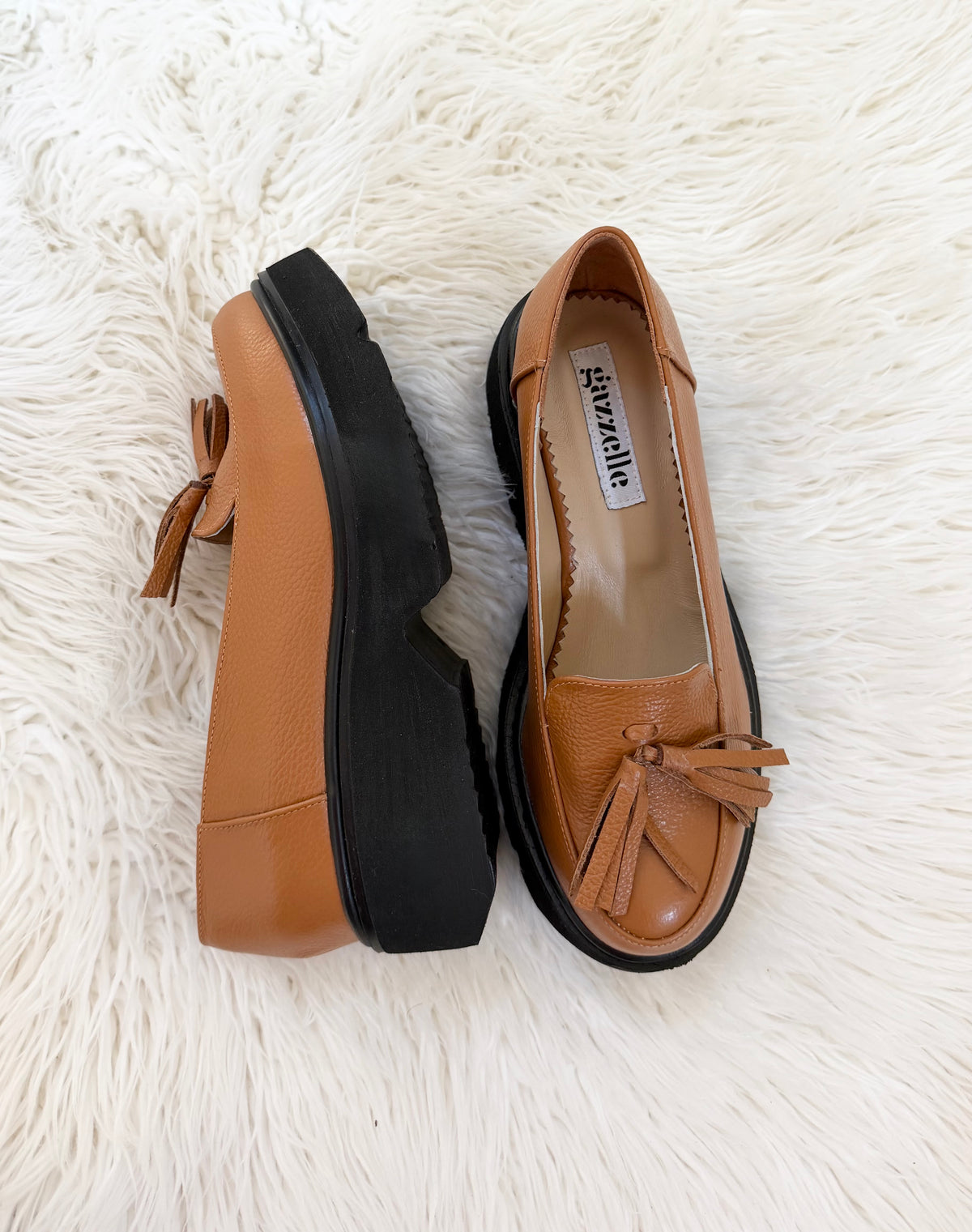 Pantofi casual, camel, marimea 36