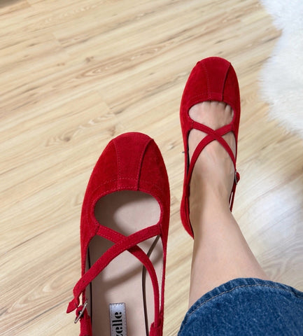 NEW Balerini So Soft Rosu