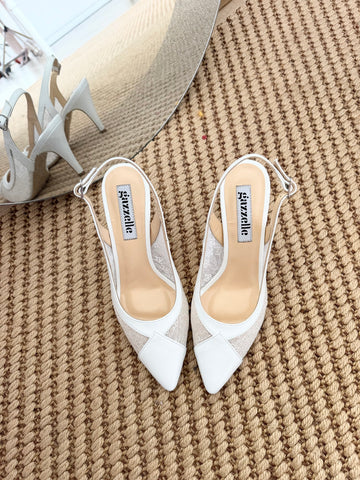 NEW Pantofi Moon and Back Alb