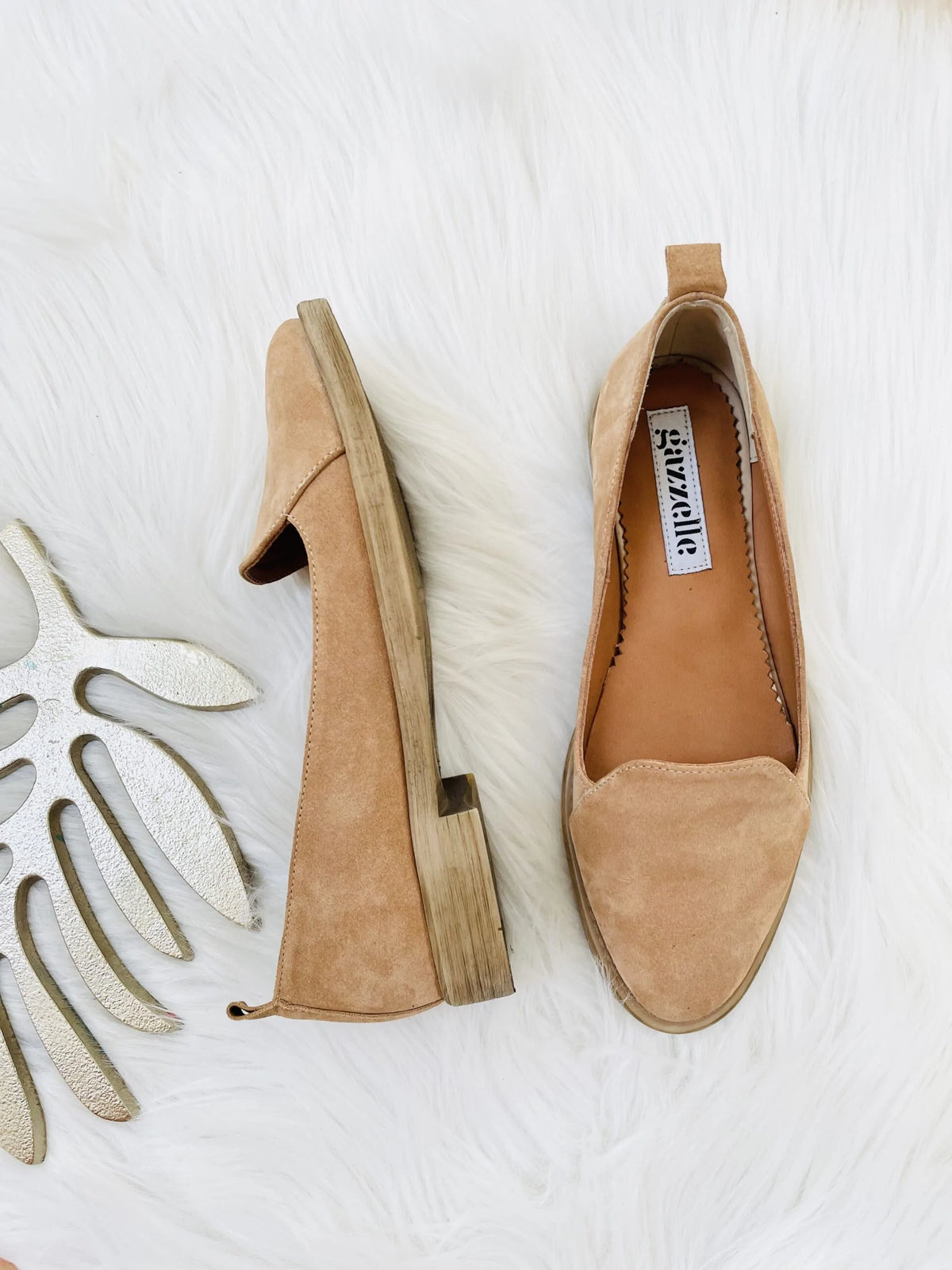 Mocasini Little Sweet Kiss Bej Camel