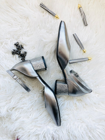 Pantofi Modern Cinderella Argintiu