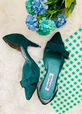 Pantofi Smile and Love Verde Smarald